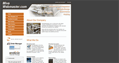 Desktop Screenshot of mivawebmaster.com